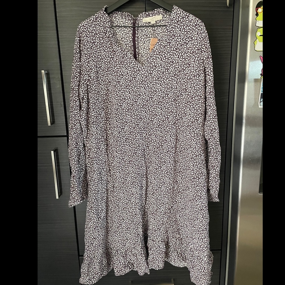 Loft Plus Size Pattern Dress size 18